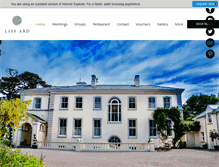 Tablet Screenshot of lissardestate.com